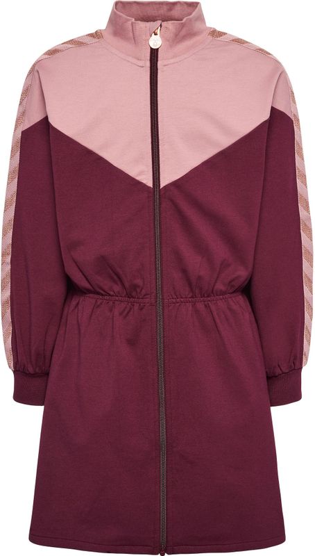 Hummel - hmlALVILDA ZIP DRESS - Jurk - Biologisch Katoen - Regular Fit