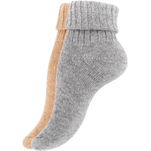 Cotton Prime Sokken  beige gemêleerd / lichtgrijs