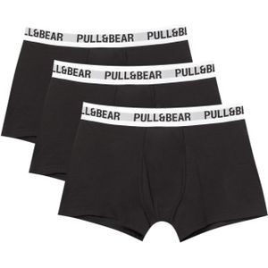 Pull&Bear Boxershorts  crème / lichtgrijs / zwart