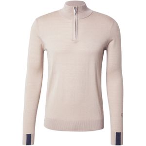 MOS MOSH Trui 'MMGAdam'  taupe / zwart