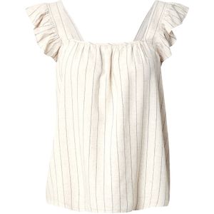 PIECES Blouse 'PCPIA'  beige gemêleerd / zwart