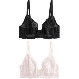 Next BH  crème / zwart