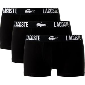 Lacoste - Croc Trunks - Boxershorts - Zwart - 3-Pack