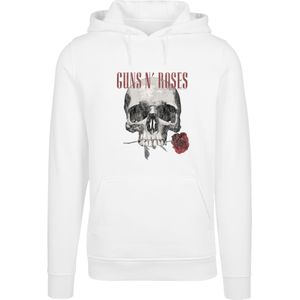 F4NT4STIC Sweatshirt 'Guns 'n' Roses Flower Skull Rock Musik Band'  gemengde kleuren / wit