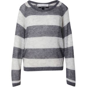 10Days Trui  donkergrijs / wit