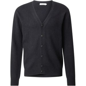 Casual Friday Gebreid vest 'CF Karl'  zwart