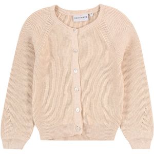 Danamade Gebreid vest 'FRIEDA'  beige