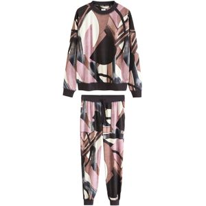 Next Pyjama  ecru / ombergrijs / rosa / zwart