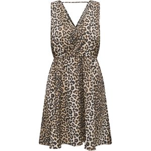 ONLY Jurk 'ONLNova'  beige / lichtbruin / zwart