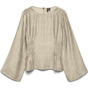 VERO MODA Blouse 'VMMoa'  stone grey