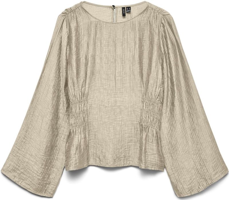 VERO MODA Blouse 'VMMoa'  stone grey