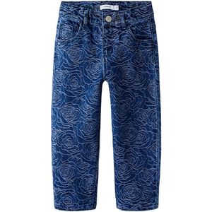 Mom Fit Jeans - Denim - Mid-waist - Baggy-fit bij de Heupen