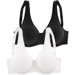 PETITE FLEUR BH  zwart / wit