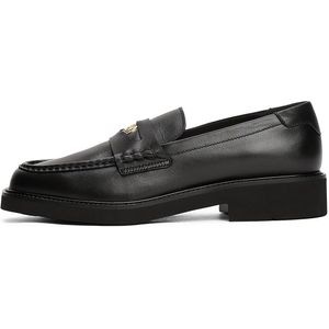 TOMMY HILFIGER - Penny Loafer - Leren Loafers - Zwart
