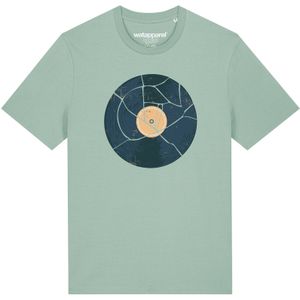 Watapparel Shirt ' Broken Vinyl '  turquoise / gemengde kleuren
