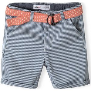 MINOTI Jeans  blauw / zalm roze / wit