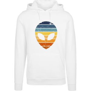 F4NT4STIC Sweatshirt 'Alien Sonnenuntergang Retro'  gemengde kleuren / wit