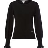 MORE & MORE - Trui - Zwart - Aansluitend Model - Lange Mouw