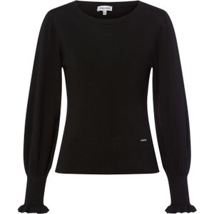 MORE & MORE - Trui - Zwart - Aansluitend Model - Lange Mouw