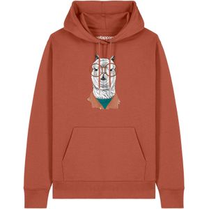 Watapparel Sweatshirt 'Lama'  lichtbruin / gemengde kleuren