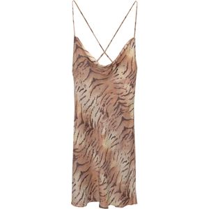 Pull&Bear Jurk  beige / bruin / chocoladebruin