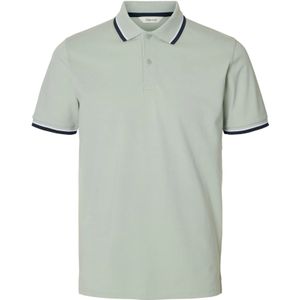 SELECTED Shirt 'SLHATLAS'  blauw / pastelgroen / wit