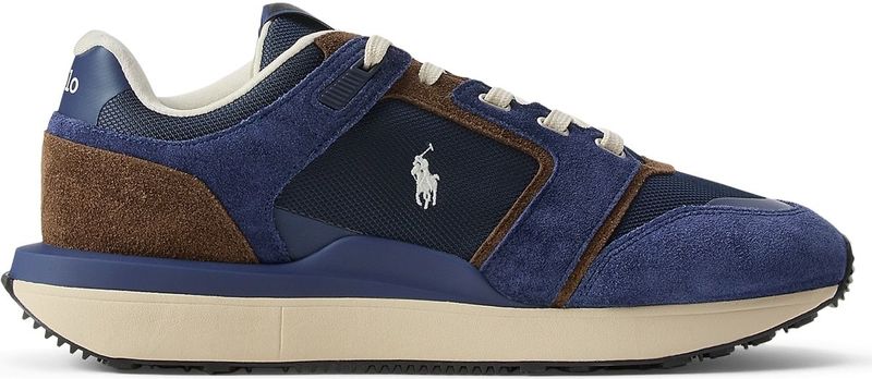 Polo Ralph Laurenvoor mannen. 809973975004 Train 89 leren schoenen zwart (45), Leer, Plat, Veters, Casual