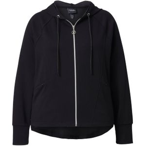 Ulla Popken Sweatvest  zwart