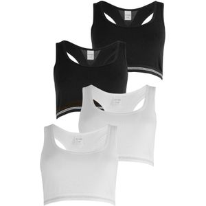 SCHIESSER Onderhemd  zwart / wit