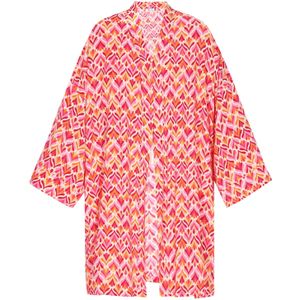 IZIA Kimono  oranje / magenta / wit