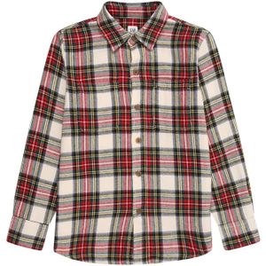 GAP Overhemd  beige / geel / groen / rood