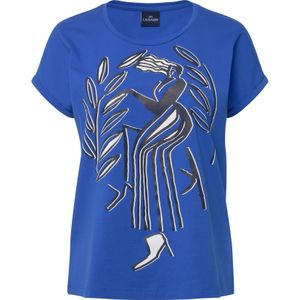 LAURASØN Shirt  hemelsblauw / zwart / wit