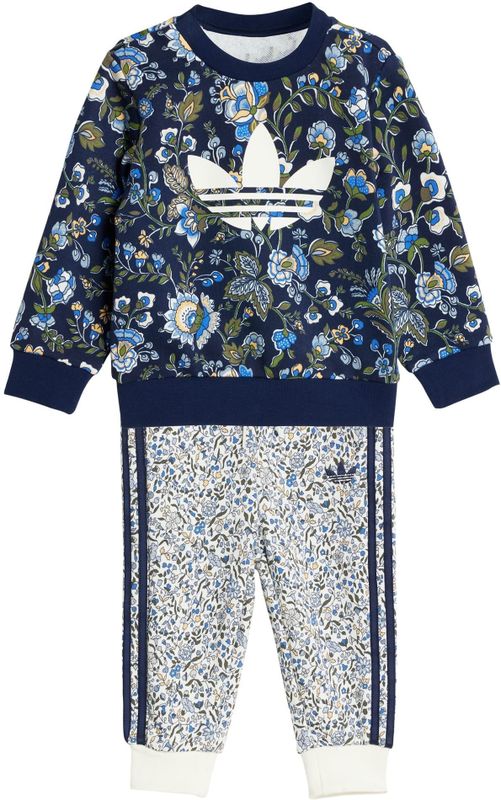 Adidas Originals X Liberty London - Crew Set Kids - Trainingspakken - Blauw