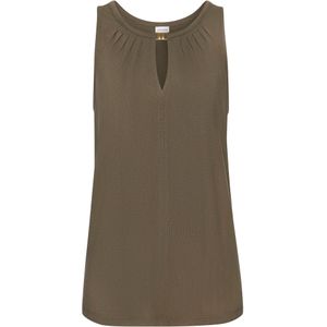 Lascana - Tanktop - Taupe - Siergesp - Mouwloos