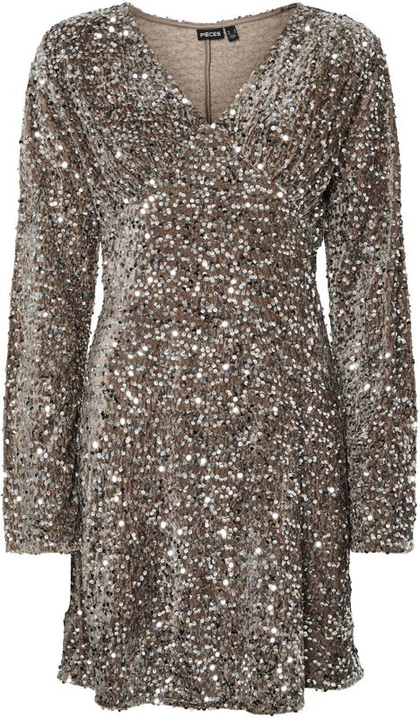 PIECES Jurk 'PCKAM'  bruin