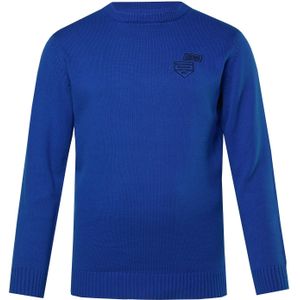 Men Plus Trui  kobaltblauw