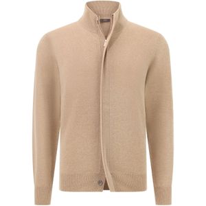 Boggi Milano Gebreid vest  beige