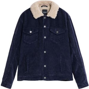 Desigual - Corduroy Jack - Kraag met Schapenvacht-effect - Langarmjack