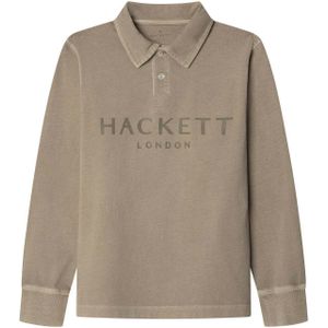 Hackett London Shirt  donkerbeige