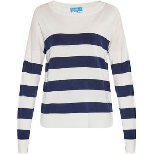 SANIKA Trui  marine / natuurwit
