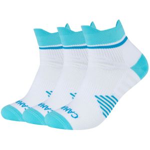 camano Sportsokken  azuur / wit