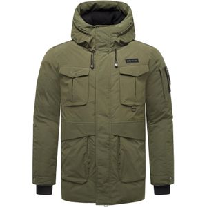 STONE HARBOUR Winterjas 'Edriik XX'  donkergroen