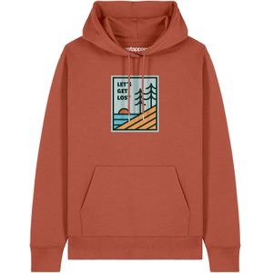 Watapparel Sweatshirt ' Let's Get Lost '  lichtbruin / gemengde kleuren