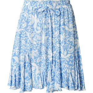 Hailys Rok 'Le44lia'  lichtblauw / offwhite