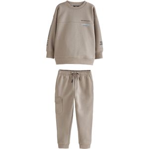 Next Joggingpak  lichtblauw / stone grey / zwart
