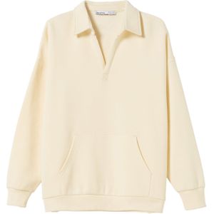 Bershka Sweatshirt  ecru