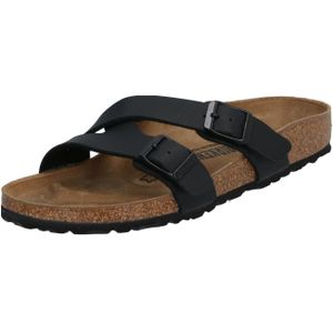 BIRKENSTOCK Muiltjes 'Yao'  bruin / zwart