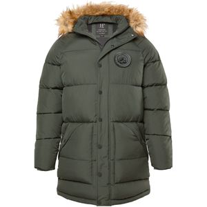 JP1880 Winterparka  donkergroen