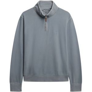 Superdry - Coltrui - Smoky Blue - Katoen - Lange Mouw