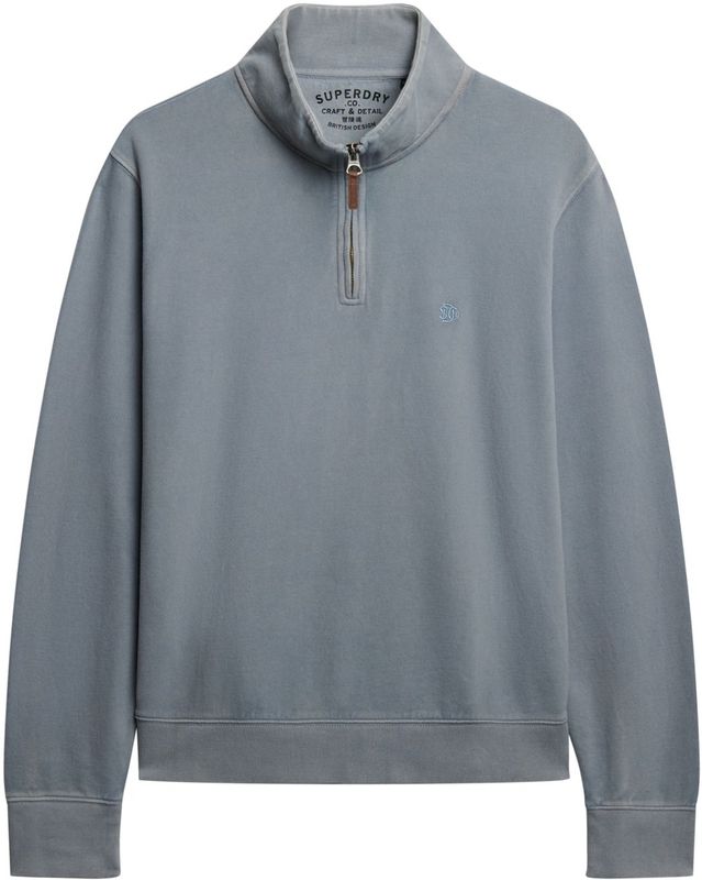 Superdry - Coltrui - Smoky Blue - Katoen - Lange Mouw